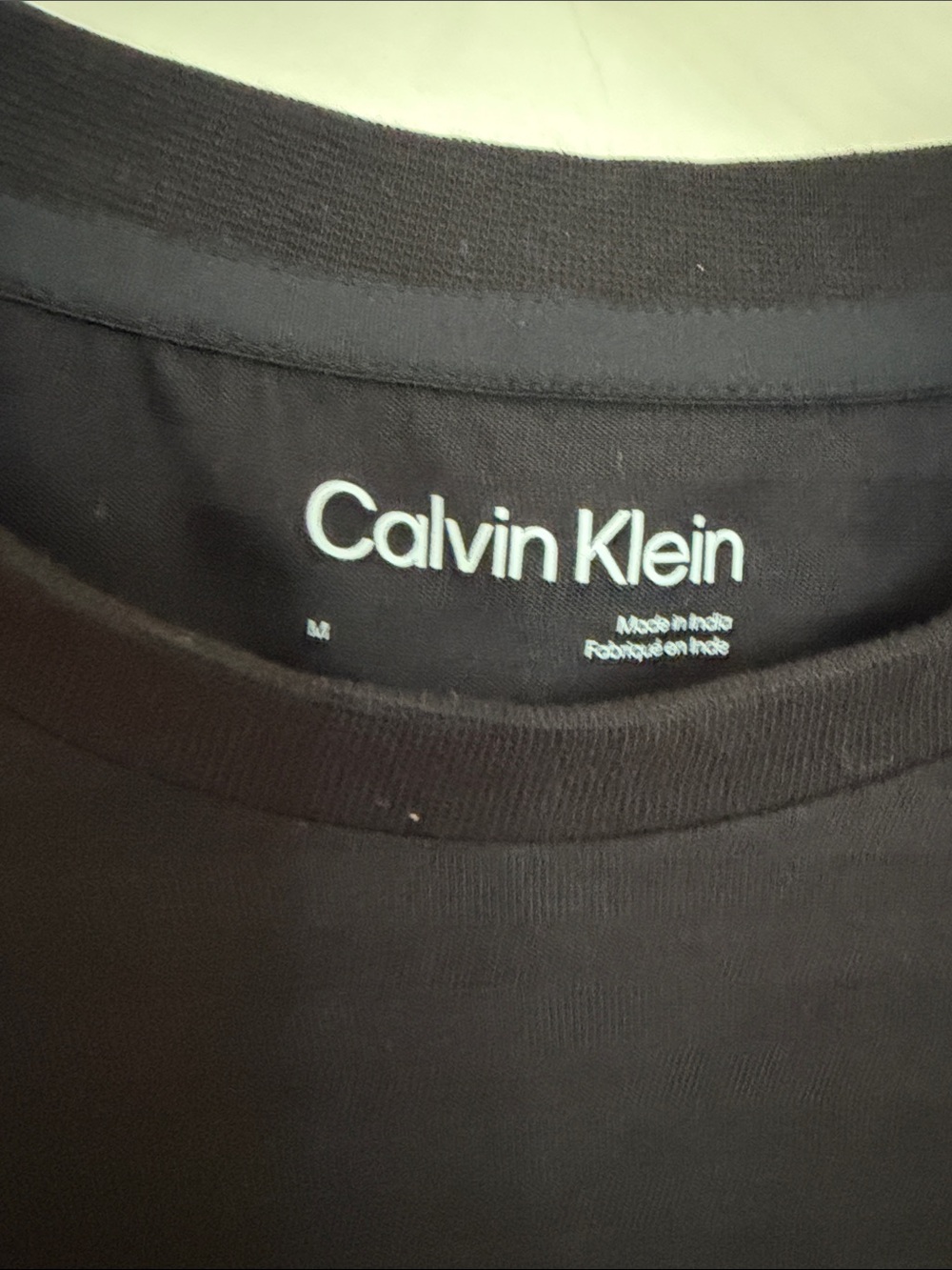 Calvin Klein Black Crewneck Tee